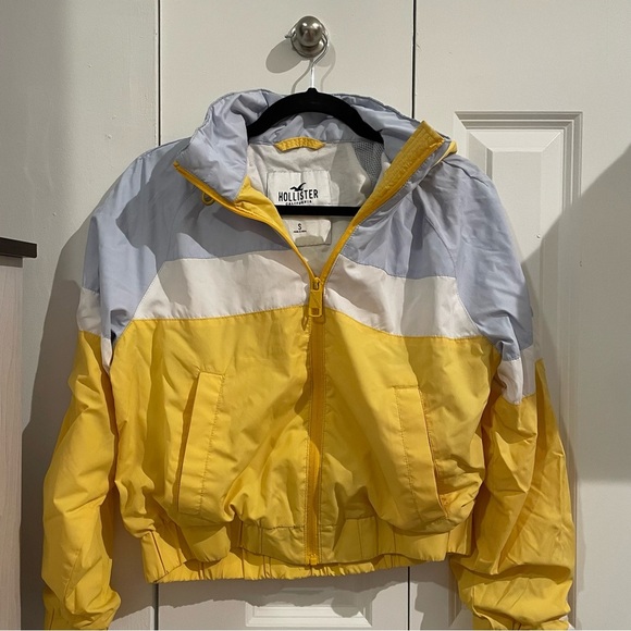 Hollister Jackets & Blazers - Hollister Yellow and Gray Jacket Size Small